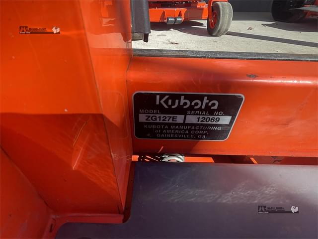 Image of Kubota ZG127E equipment image 2