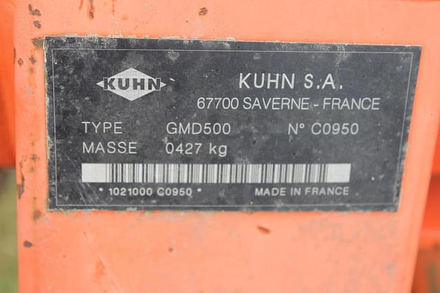 Image of Kuhn GMD500 equipment image 4