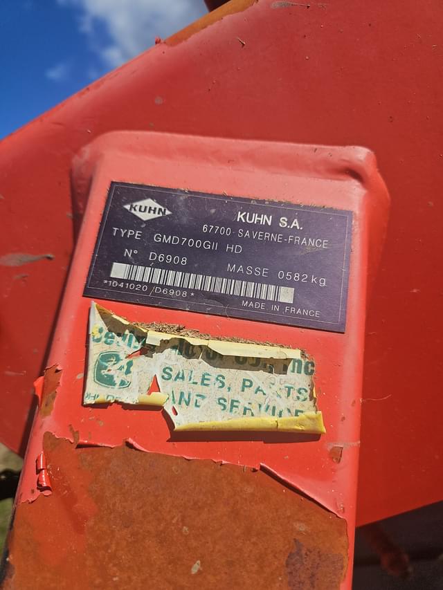 Image of Kuhn GMD 700-GII HD equipment image 3