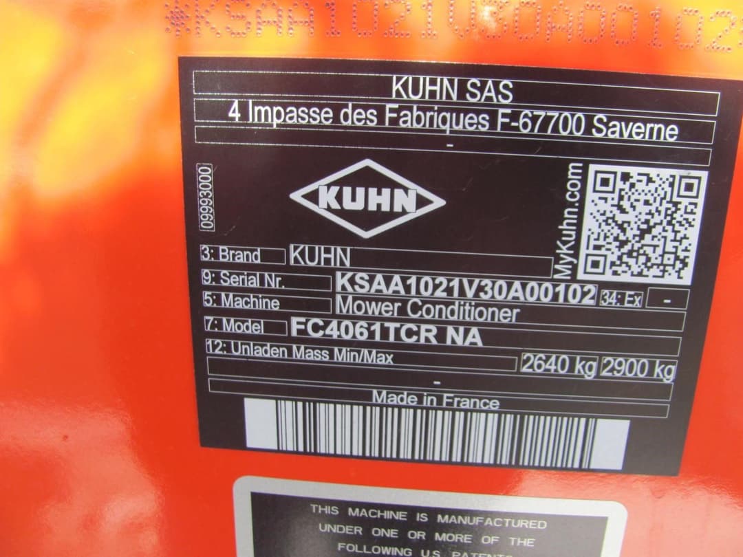 Image of Kuhn FC4061TCR Image 1