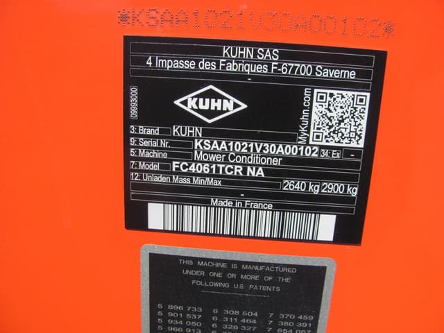 Image of Kuhn FC4061TCR equipment image 1