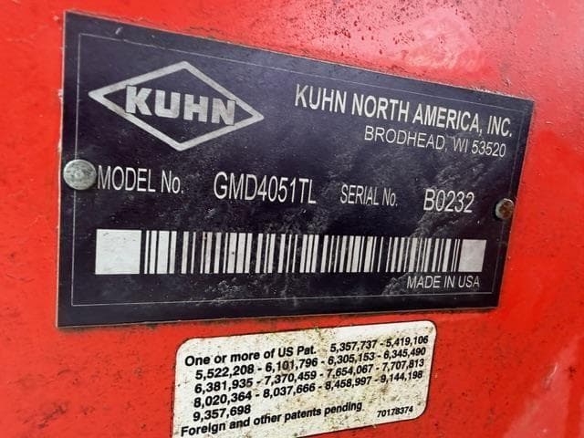 Image of Kuhn GMD4051TL equipment image 4