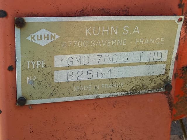Image of Kuhn GMD700 equipment image 4