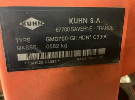 Image of Kuhn GMD 700-GII HD equipment image 1