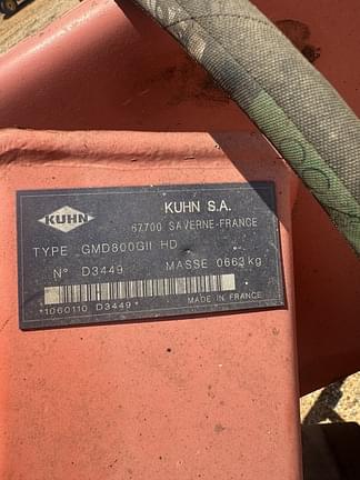 Image of Kuhn GMD800 equipment image 4