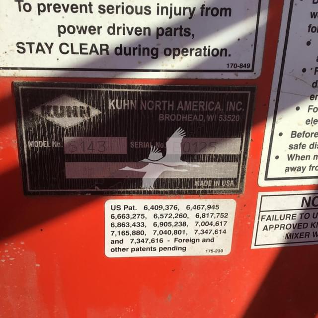 Image of Kuhn Knight 5143 equipment image 1