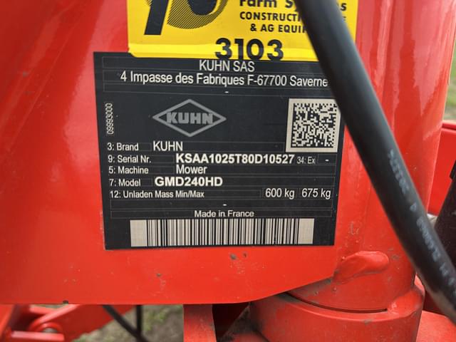Image of Kuhn GMD 240 equipment image 2