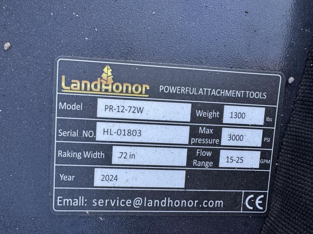 Image of Land Honor PR-12-72W equipment image 4