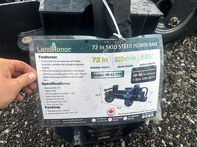 Image of Land Honor PR-12-72W equipment image 4