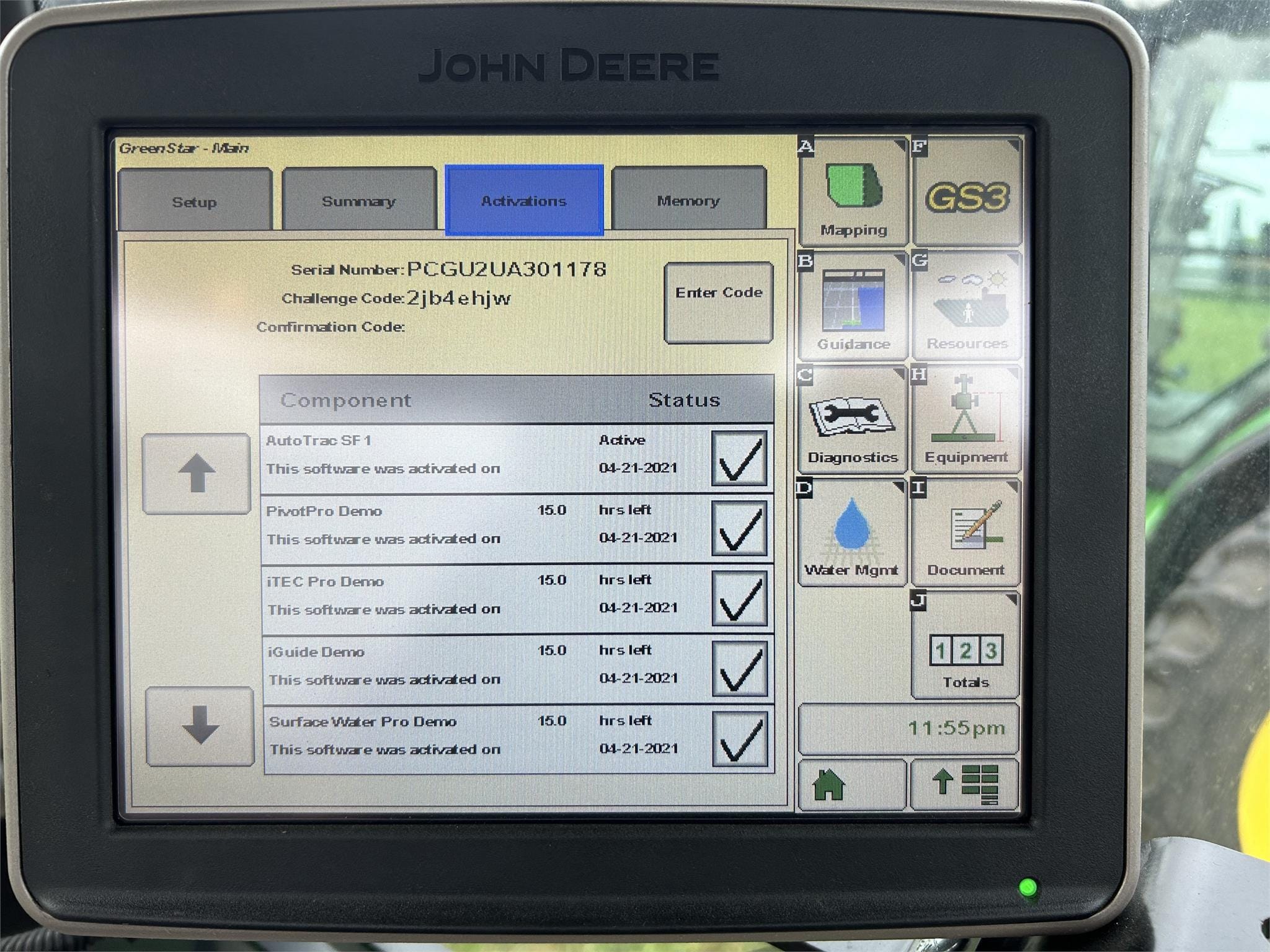 Main image John Deere GreenStar 2630