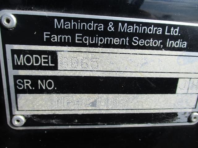 Image of Mahindra 6065 PST equipment image 3