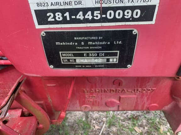 Image of Mahindra E350-DI equipment image 4