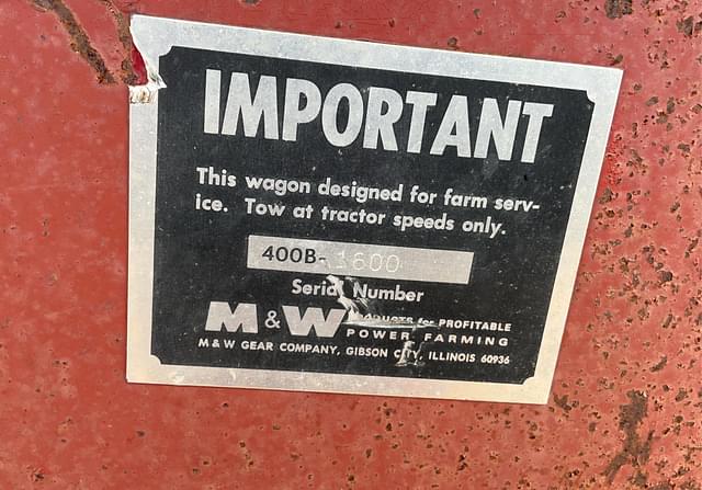 Image of M&W 400B equipment image 3