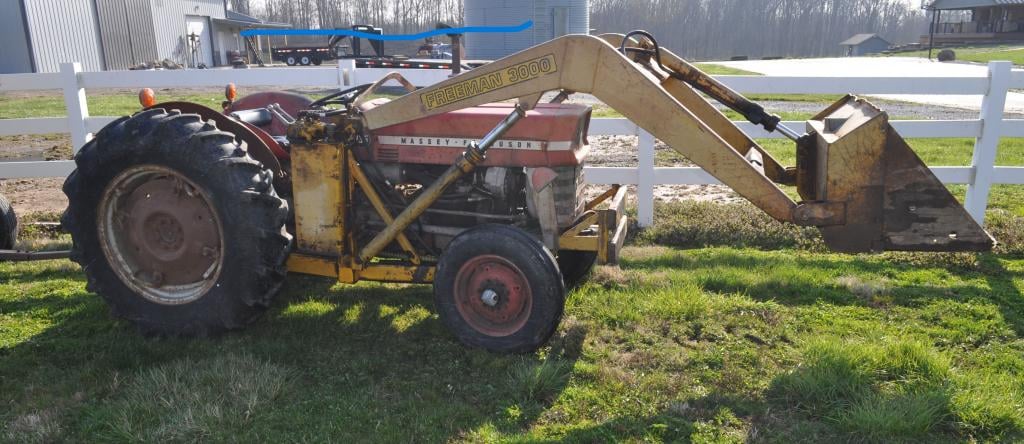 SOLD - Massey Ferguson 135 w/ Freeman loader Tractors with 1,923 Hrs ...