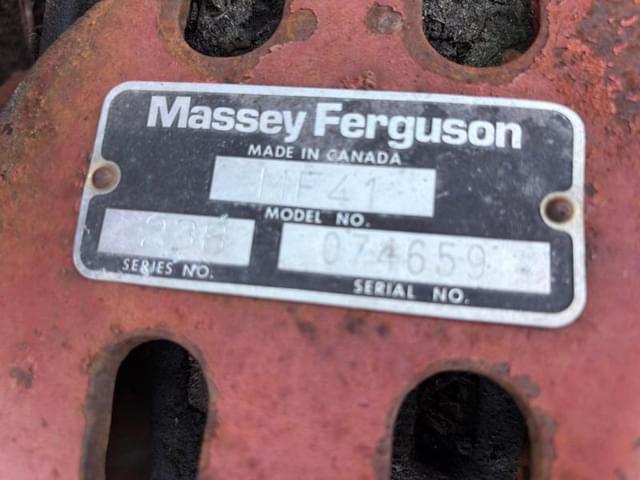 Image of Massey Ferguson MF41 equipment image 4