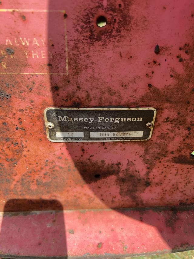 Image of Massey Ferguson 12 equipment image 2