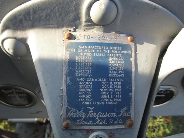 Image of Massey Ferguson TO30 equipment image 4