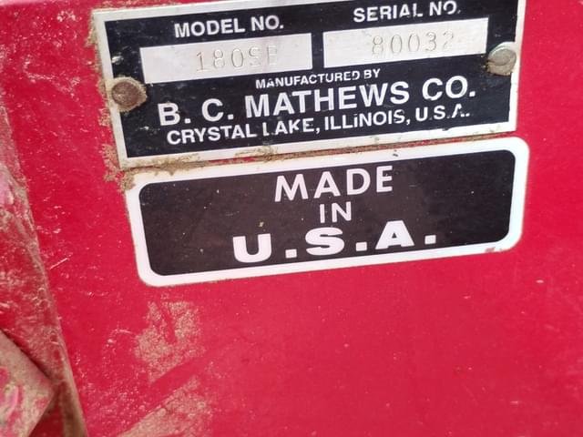 Image of Mathews Company 180SB equipment image 2