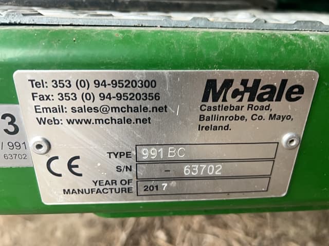 Image of McHale 991BC equipment image 3