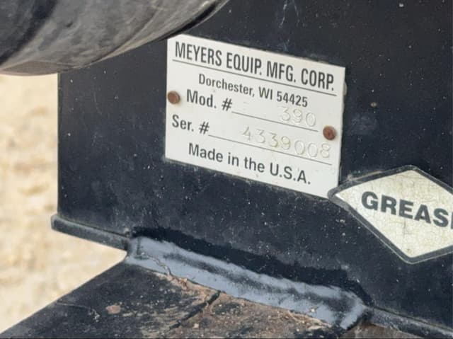 Image of Meyer's M390 equipment image 2