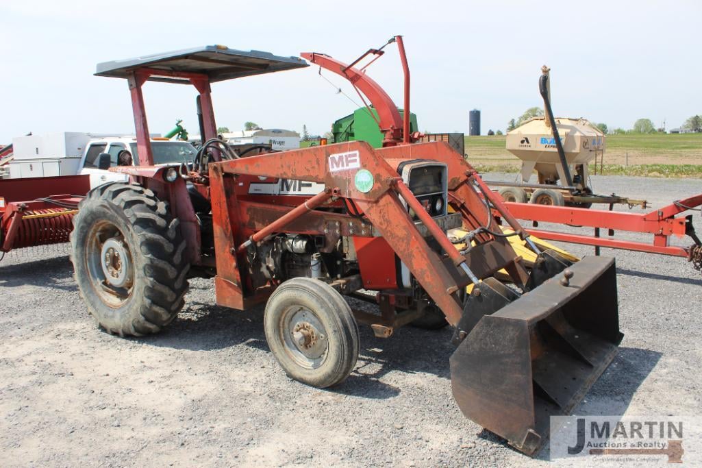 SOLD - MF 255 w/ MF 236 loader Tractors with 857 Hrs | Tractor Zoom