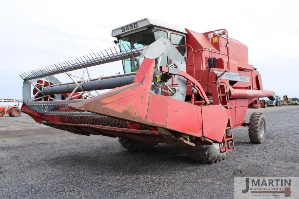 SOLD - MF 8450 combine Combines with 3,773 Hrs | Tractor Zoom