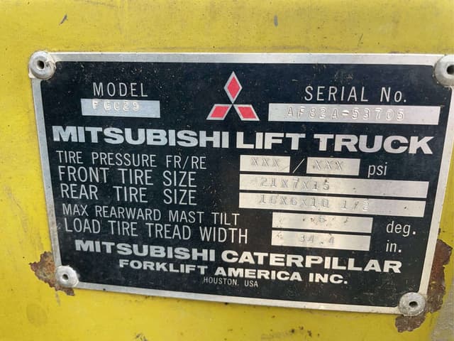Image of Mitsubishi 25 equipment image 2