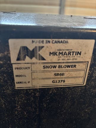 Image of M.K. Martin SB68 equipment image 3