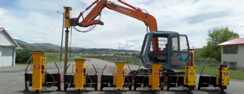 Montana Excavator Post Driver Equipment Image0