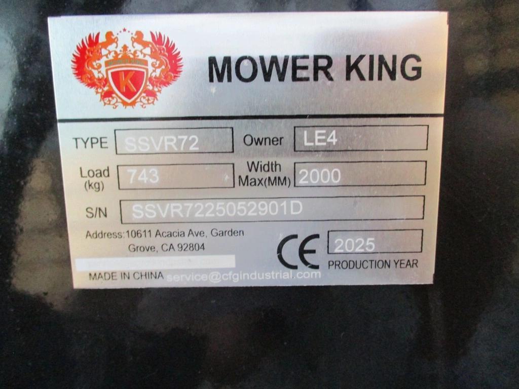 Image of Mower King SSVR72 Image 1