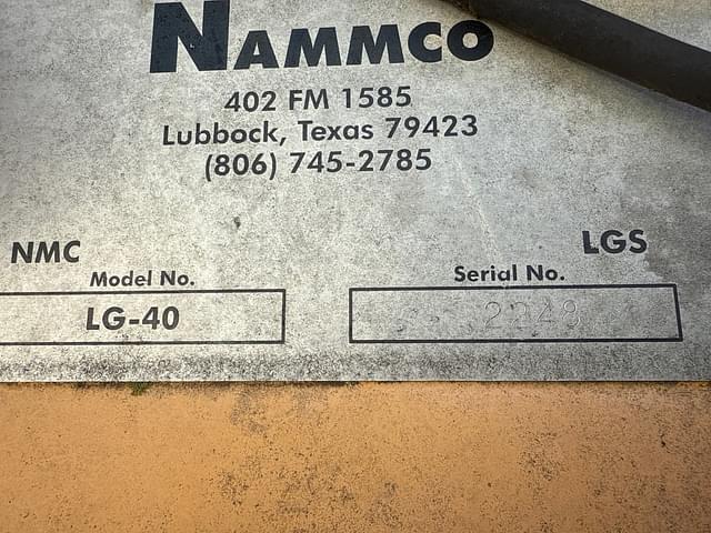 Image of NAMMCO LG40 equipment image 3