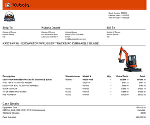 2025 Kubota KX033-4R3A Image