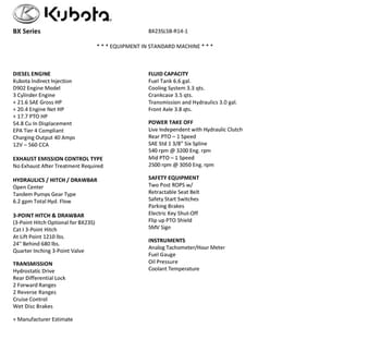 2025 Kubota LX3520HSDC Equipment Image0