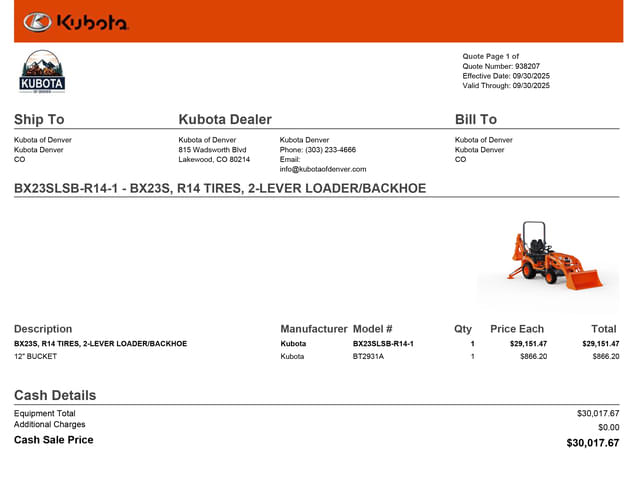 Image of Kubota LX3520HSDC Image 1