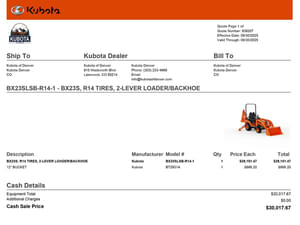 2025 Kubota LX3520HSDC Image