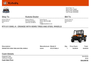 2025 Kubota RTV-X1130WL Image