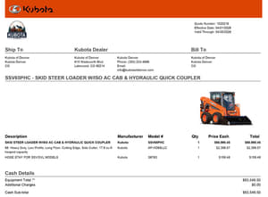 2026 Kubota SSV65PHC Image
