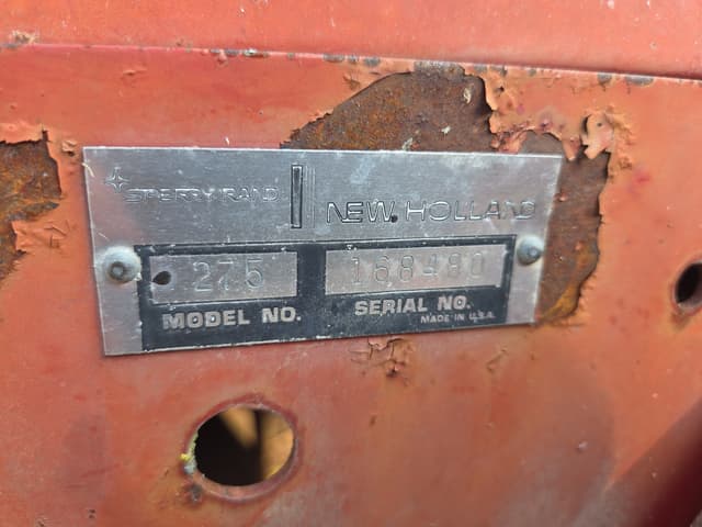 Image of New Holland 275 equipment image 1