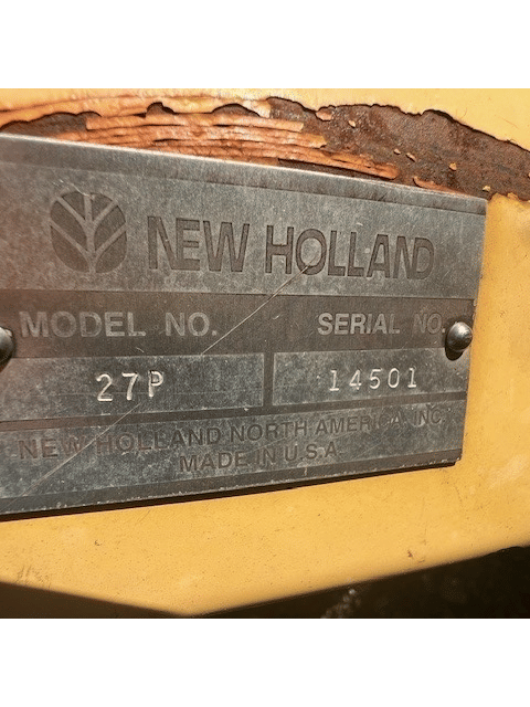 Image of New Holland 27P equipment image 4
