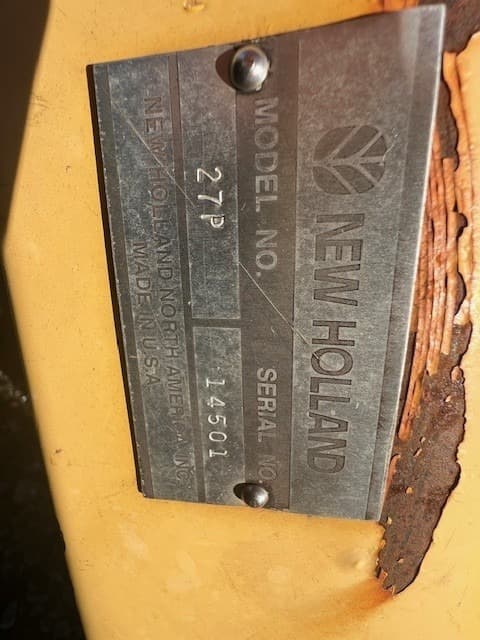Image of New Holland 27P equipment image 4