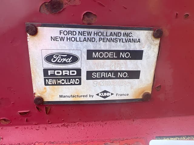 Image of New Holland 462 equipment image 4