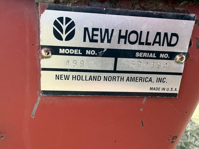 Image of New Holland 499 equipment image 4