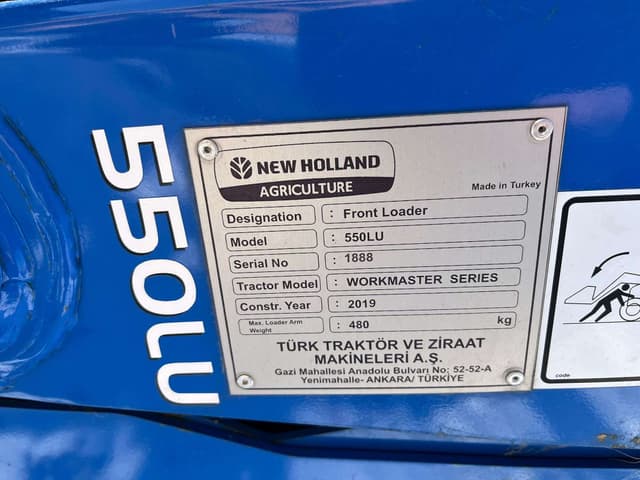 Image of New Holland 550LU equipment image 3