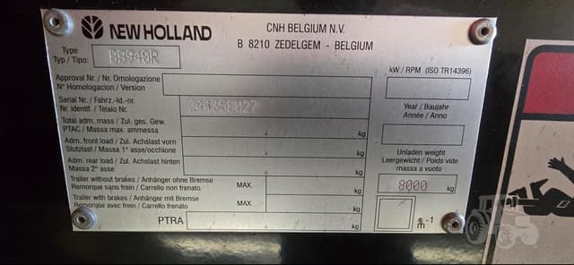 Image of New Holland BB940A Cropcutter equipment image 4