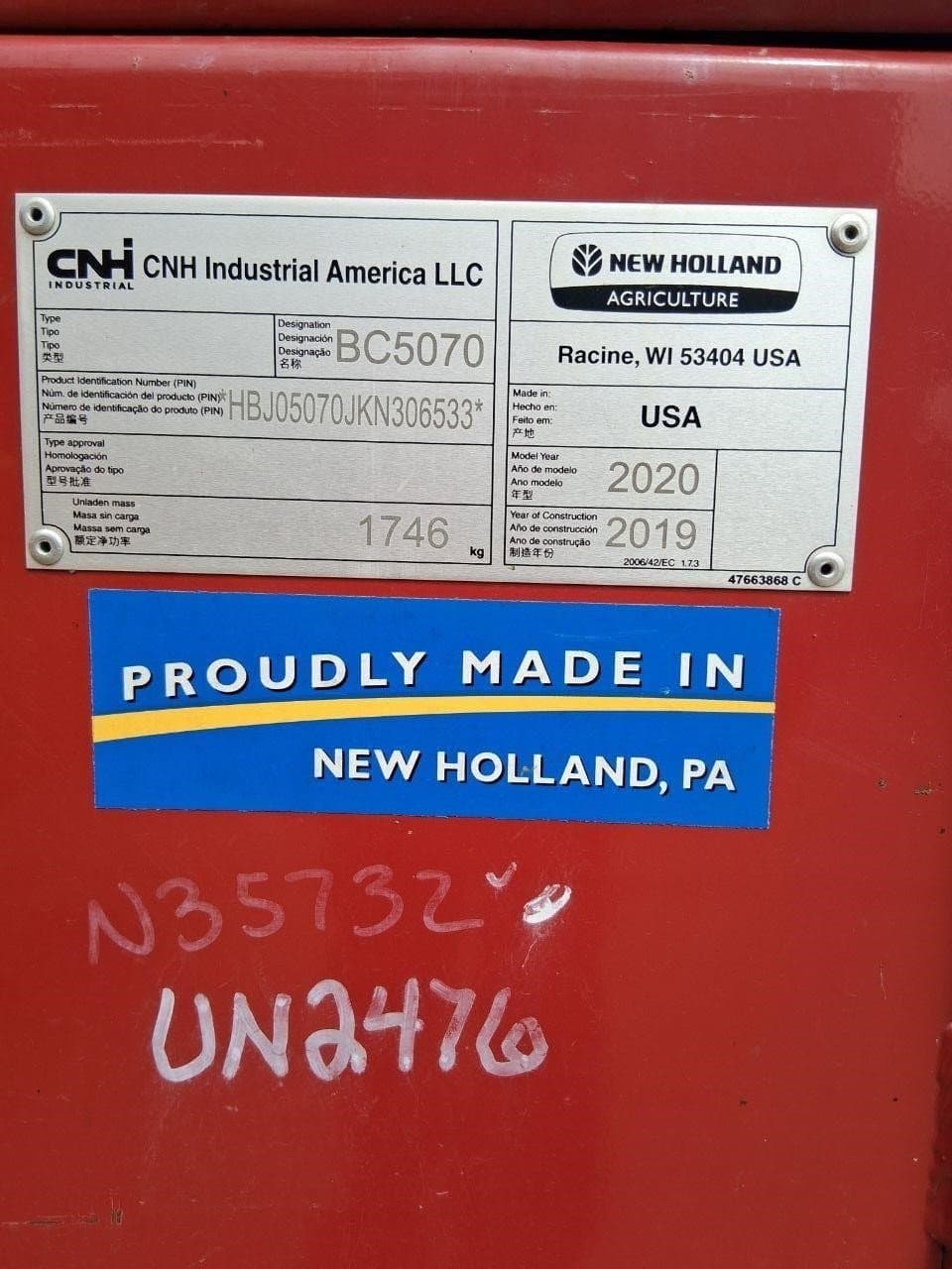 Image of New Holland BC5070 Primary Image