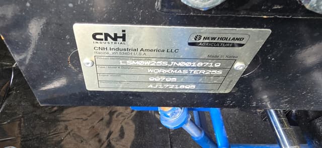Image of New Holland Workmaster 25S equipment image 2