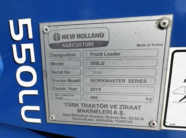 Image of New Holland Workmaster 75 equipment image 3