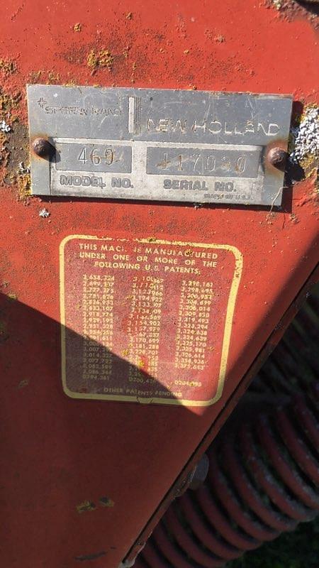 Image of New Holland 469 equipment image 1
