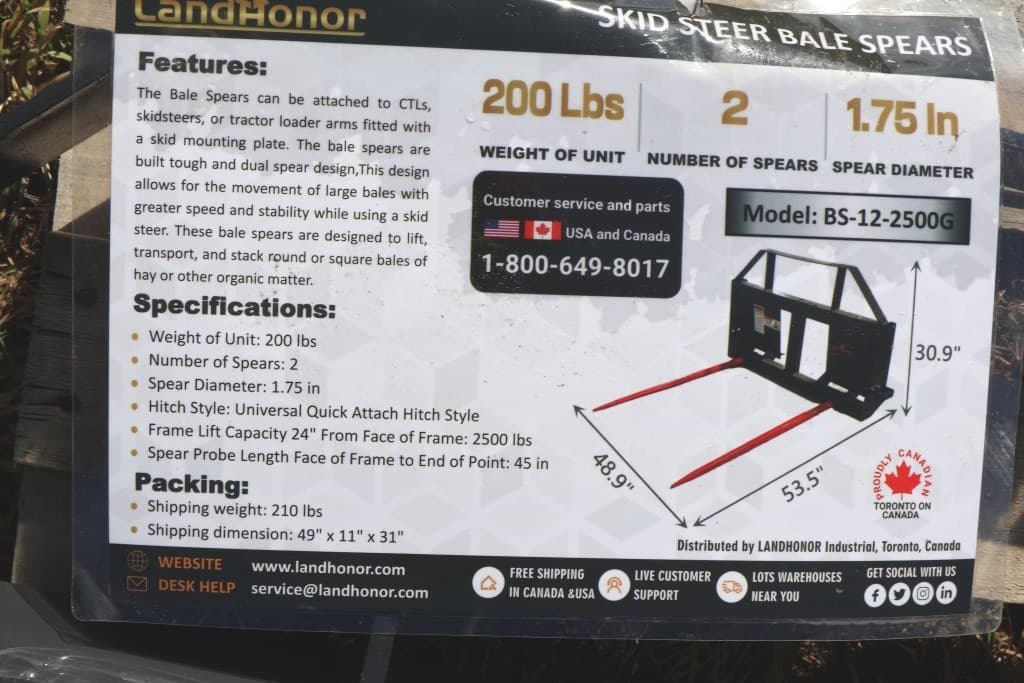 Image of Land Honor BS-12-2500G Image 1