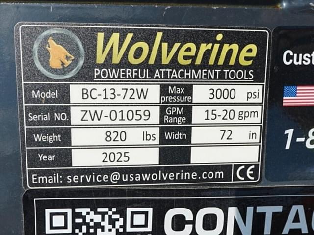 Image of Wolverine BC-13-72W equipment image 2